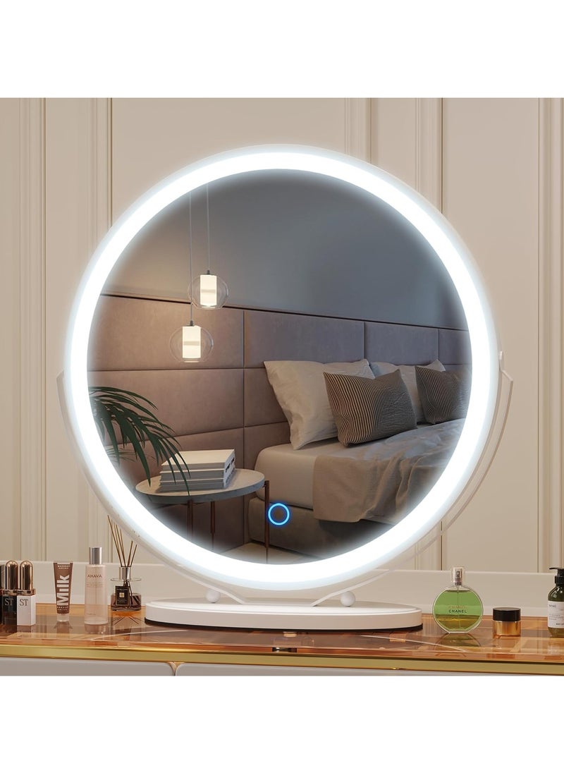 Vanity Makeup Mirror with Light 360°Rotation