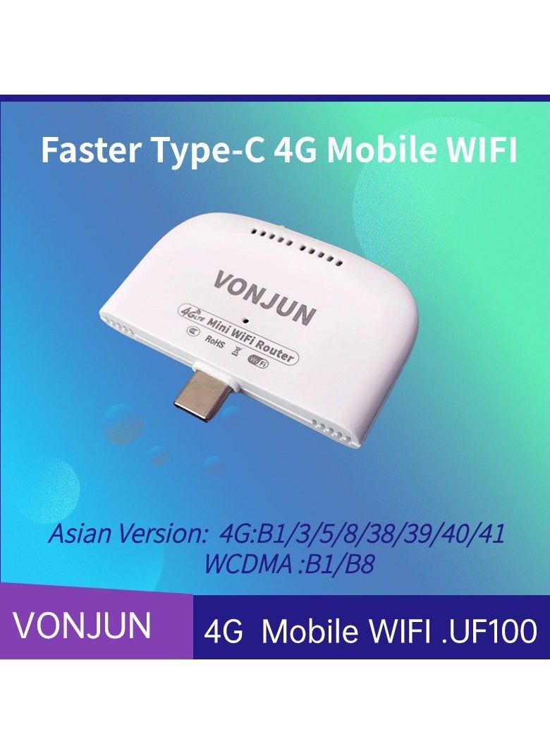 VONJUN UF100 4G UFI Type-C Card Router Wireless Hotspot Portable M