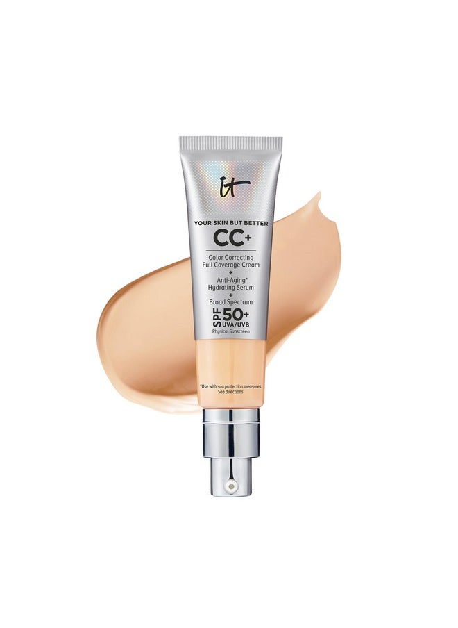 Your Skin But Better Cc+ Cream, Light Medium (C) - Color Correcting Cream, Full-Coverage Foundation, Hydrating Serum & Spf 50+ Sunscreen - Natural Finish - 1.08 Fl Oz