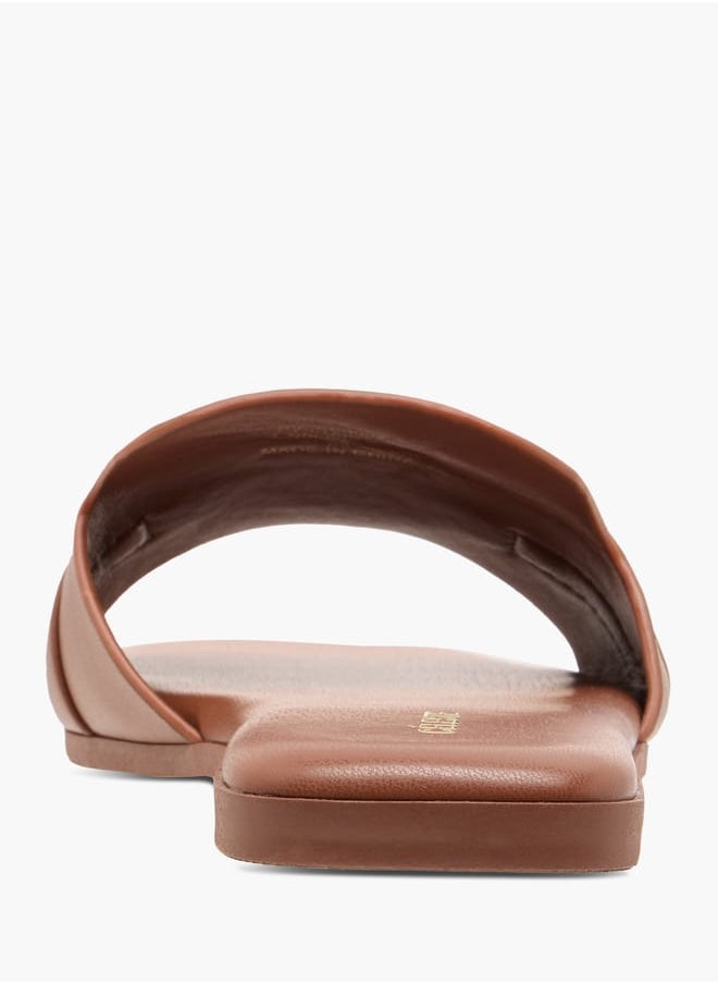 Women's Logo Accent Slip-On Sandals
