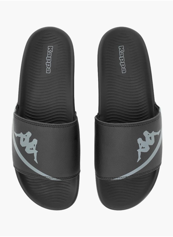 Men's Logo Print Slides