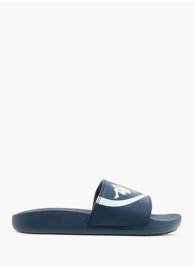 Men's Logo Print Slides