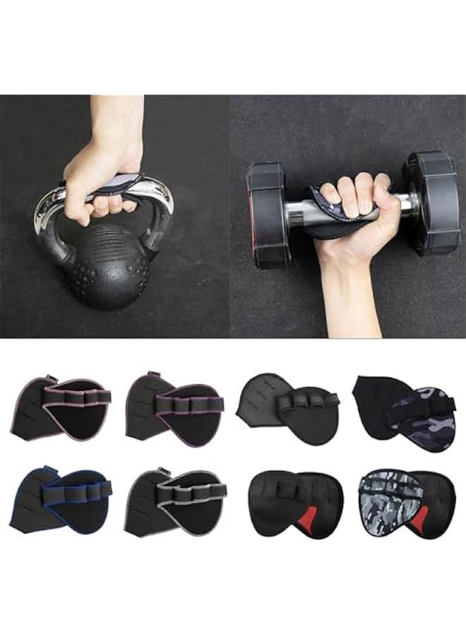 Weight Lifting Hand Grip Gloves Half Finger Lifting Gloves Strength Training Finger Guard For Pull Up Bar Powerlifting Lifting Grip Pad Weightlifting Hand Grips Pull Up Grip Pad Lifting Palms Dumbbe