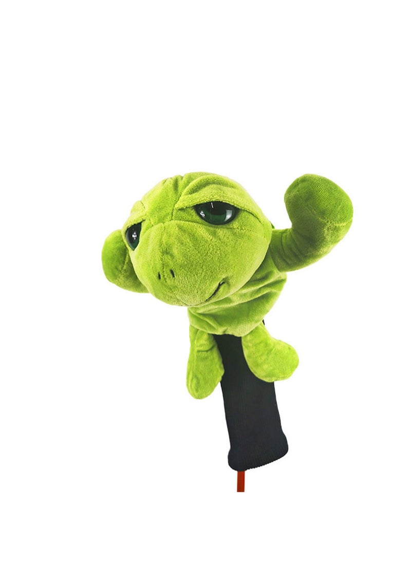 Cartoon Cute Golf Club Cover No. 1 Wood Club Cap, Soft Animal Golf Head Cover, Male And Female Golfer Gift And Golf Bag Accessories (Turtle)