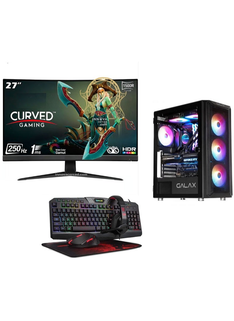 CP BUDGET GAMING/WORKSTATION BUNDLE SET DESKTOP COMPUTER: Corei5 12400F | RTX 4060 TI 8GB DDR6 | 16GB RAM | 1TB NVME +2TB HDD | Windows 11 | WIFI BT READY