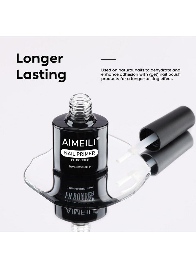 Nail Prep Bond Primer, U V Led Gel Foundation For Acrylic Powder And Builder Nail Gel