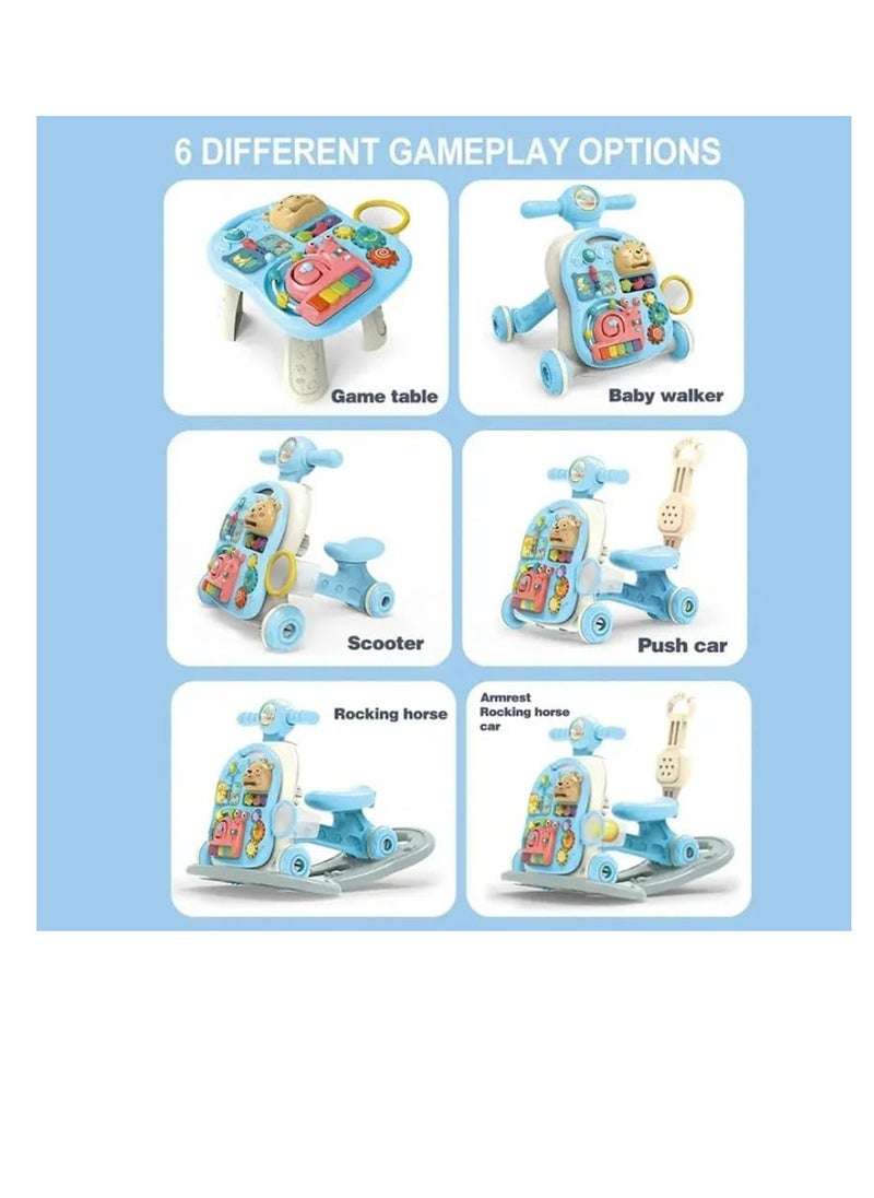 6 in 1 Baby Walker for Baby Boy Baby Girl