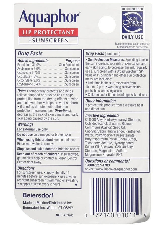 Lip Protectant/Sunscreen Broad Spectrum Spf 30