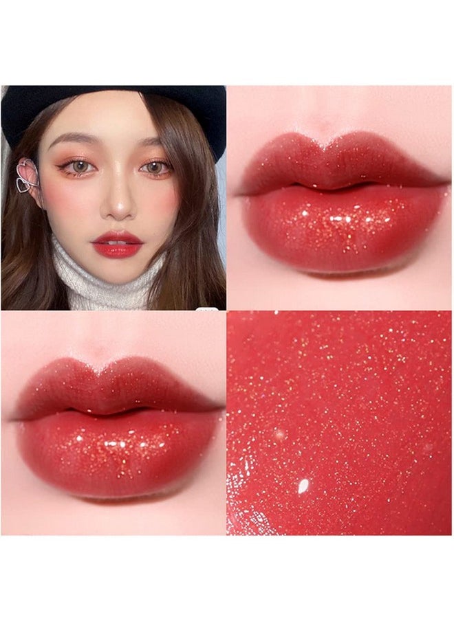 10 Colors Lip Stain Tint Set, Watery Finish Lip Tint Stain Korean Lip Gloss,Multi-Use Lip And Cheek Tint,Moisturizing Waterproof Long Wear,High Pigment,Non-Sticky,Non-Fading,Vivid Color