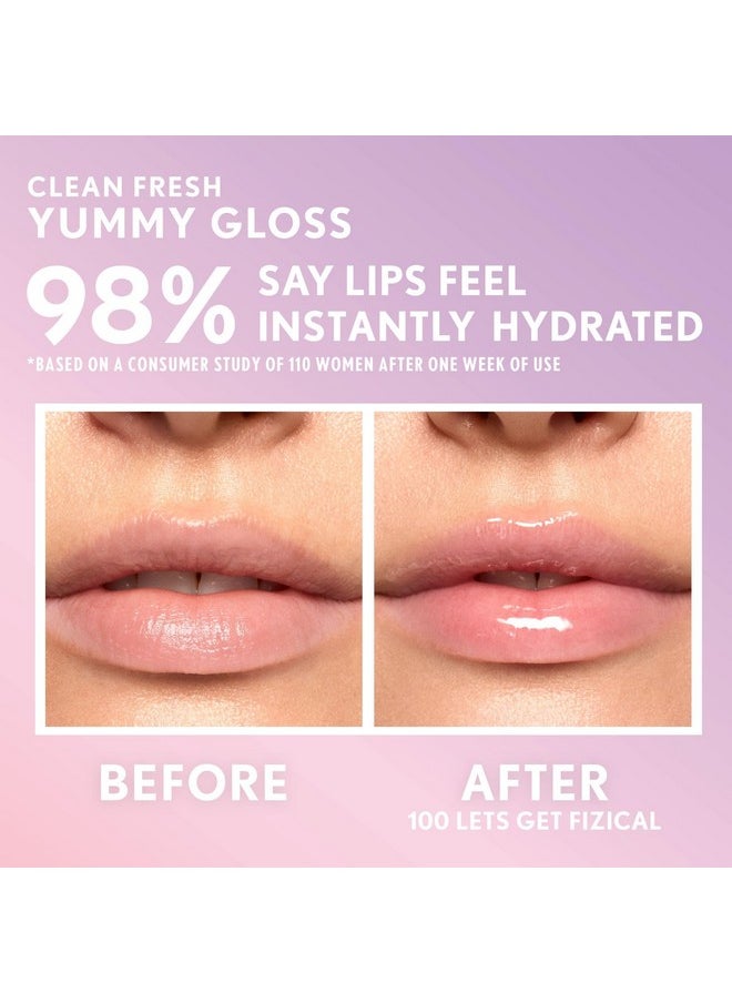 Clean Fresh Yummy Gloss - Lip Gloss, Sheer, Natural Scents, Vegan Formula - Let’S Get Fizzical