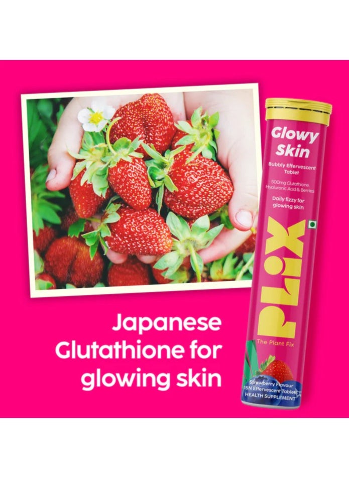 Glowy Skin Effervescent with 500mg Glutathione