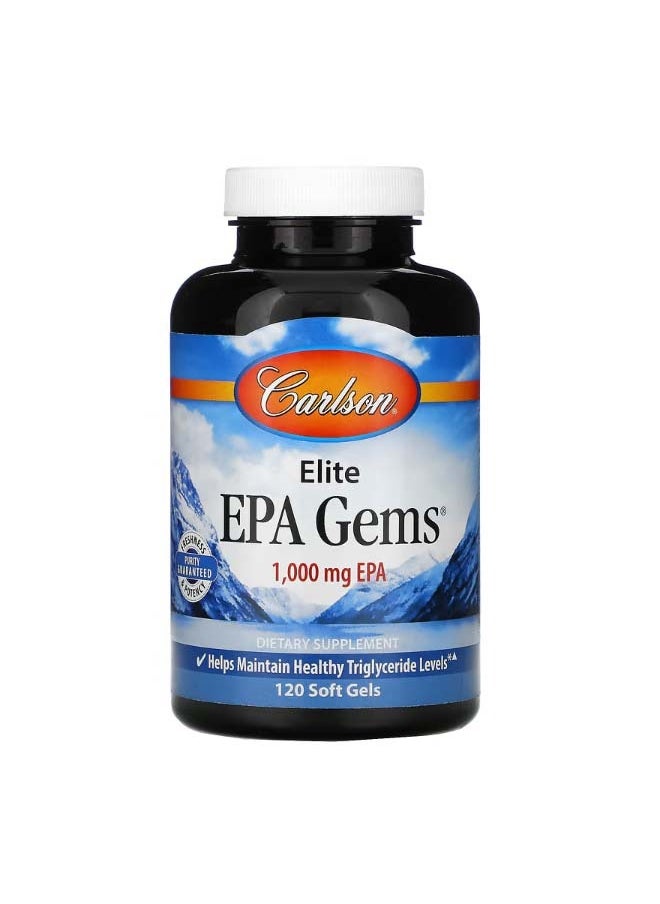 Elite EPA Gems 1000 mg 120 Soft Gels