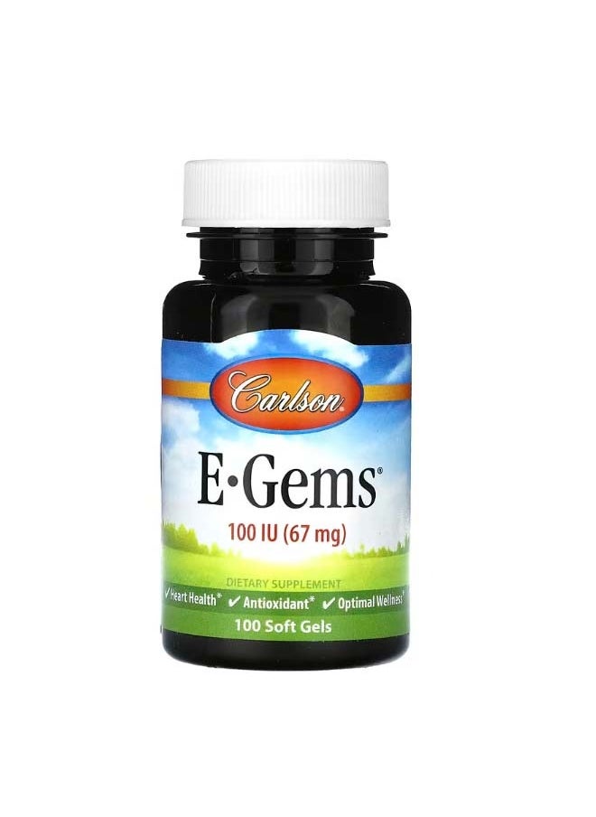 EGems 67 mg 100 IU 100 Soft Gels