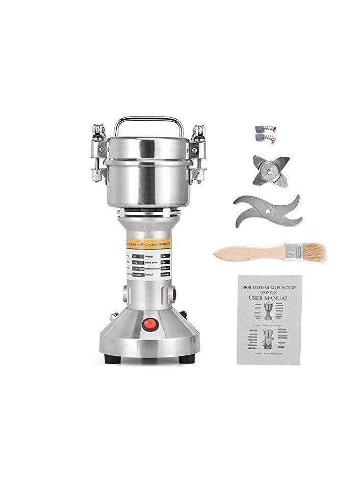 Portable Grain Grinder 150g Herb Grain Spice Cereal Mill Grinder Flour Powder Machine, Timing Grinding Machine High Speed Food Processor