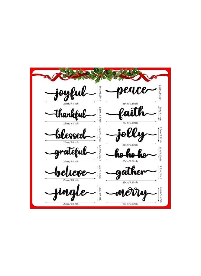 Wooden Wall Art With Self Adhesive Base - Black (12 Emotions)