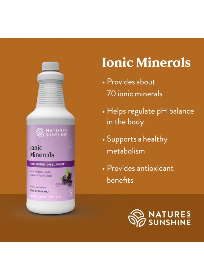 Nature's Sunshine Ionic Minerals with Acai 32 Fl Oz