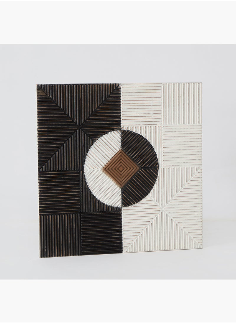 Rena MDF Carved Wall Art 90 x 3 x 90 cm