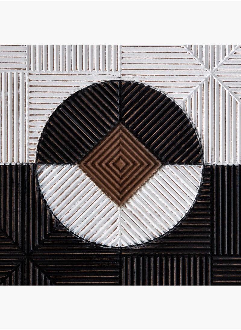 Rena MDF Carved Wall Art 90 x 3 x 90 cm