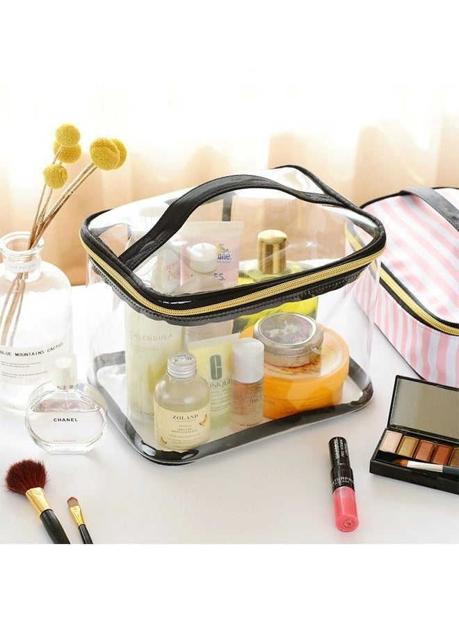 Four-Piece Portable Multifunctional Toiletry Bag Storage Bag,Portable Transparent Waterproof Cosmetic Bag With Large Capacity