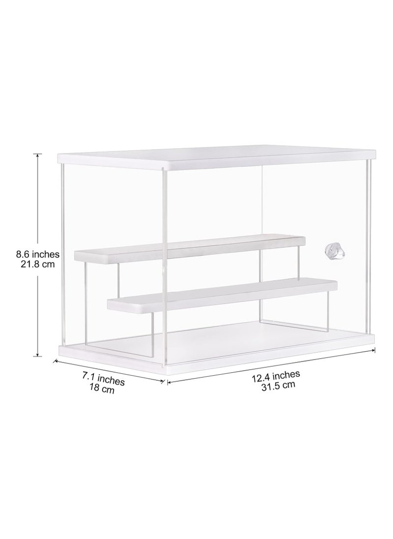 Acrylic Display Case, Display Box, Versatile Collectibles Display Showcase for Action Figures Toys,1 Pack