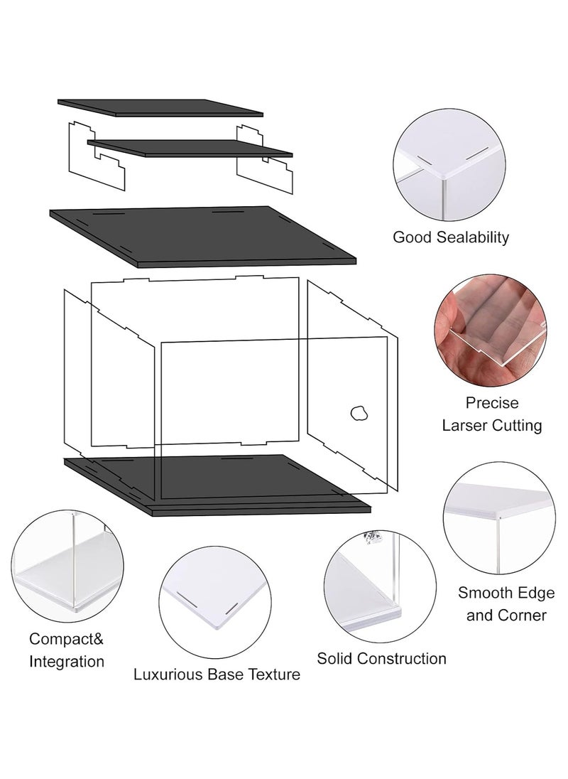 Acrylic Display Case, Display Box, Versatile Collectibles Display Showcase for Action Figures Toys,1 Pack