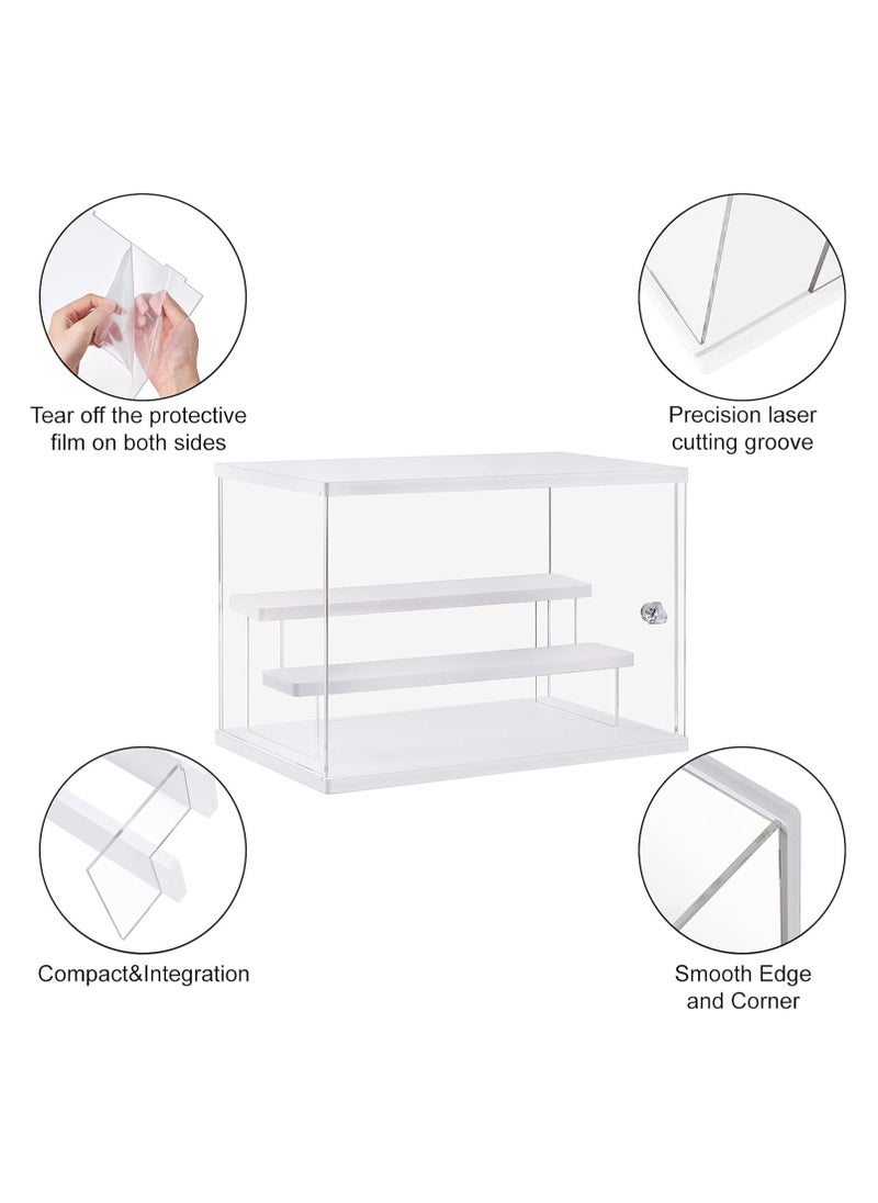 Acrylic Display Case, Display Box, Versatile Collectibles Display Showcase for Action Figures Toys,1 Pack