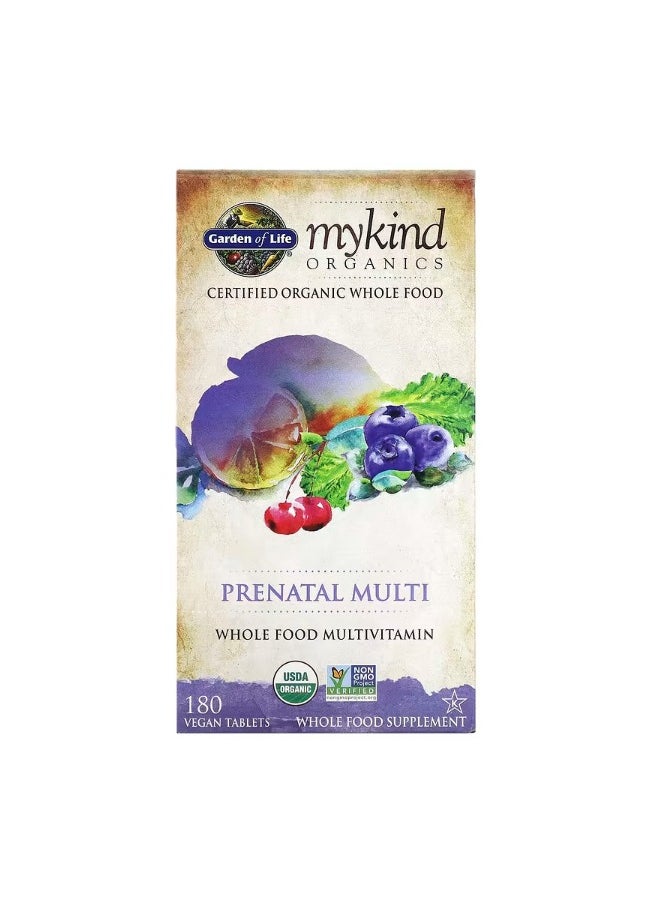 MyKind Organics Prenatal Multi 180 Vegan Tablets