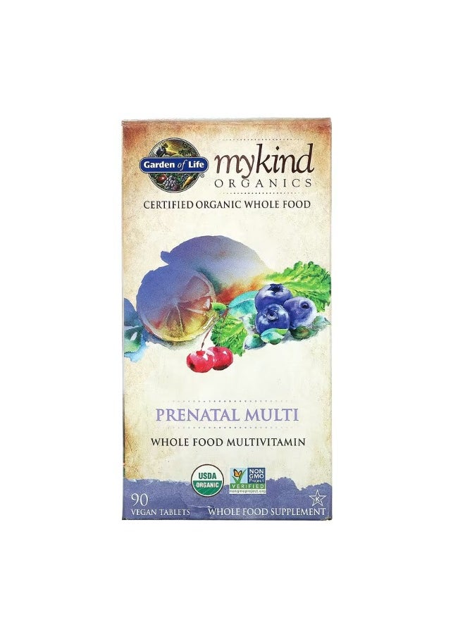 MyKind Organics Prenatal Multi 90 Vegan Tablets