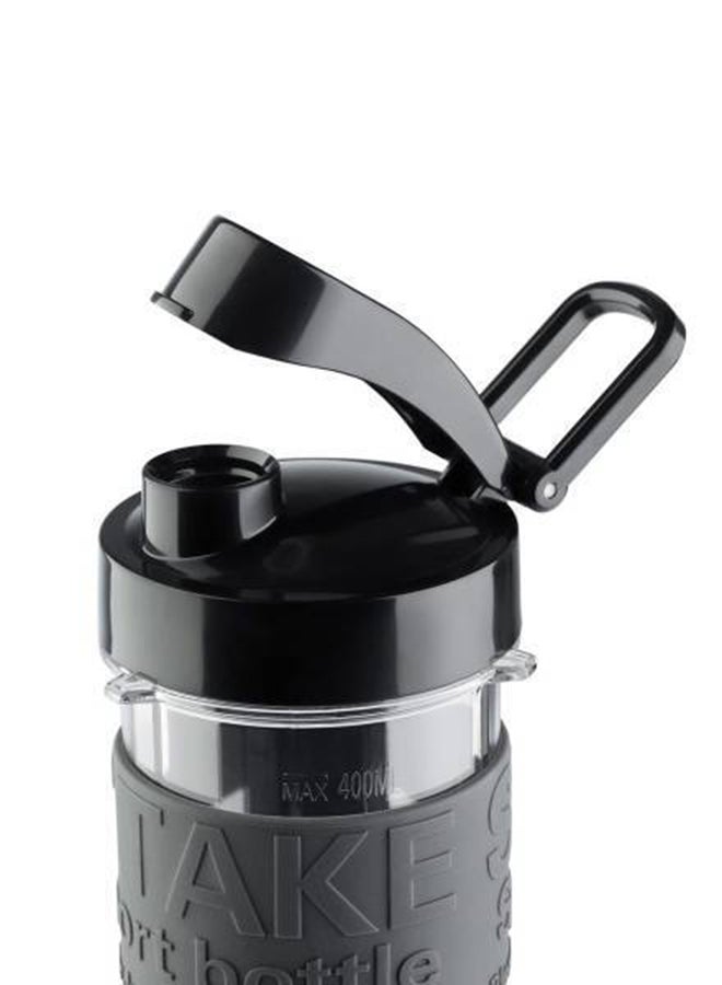 Shaken Take Compact Persnal  Blender And Smoothie Maker High Build Quality 400 ml 300 W AR1032-b Black