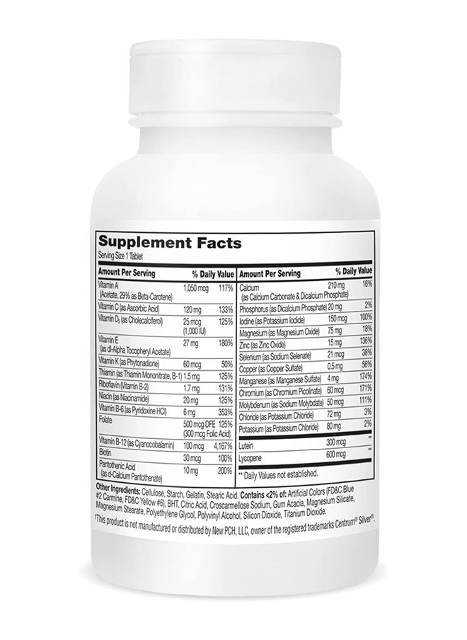 Sentry Senior Men Plus Tablets 100 Count