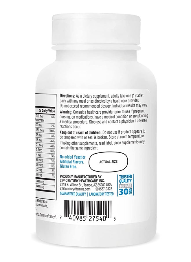 Sentry Senior Men Plus Tablets 100 Count