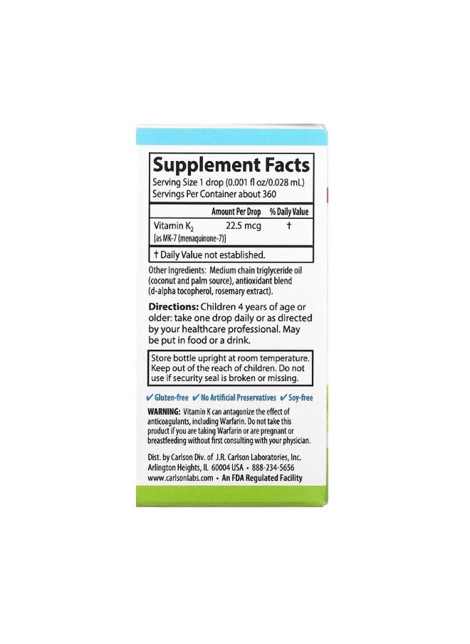 Kids Super Daily K2 22.5 mcg 0.34 fl oz 10.16 ml