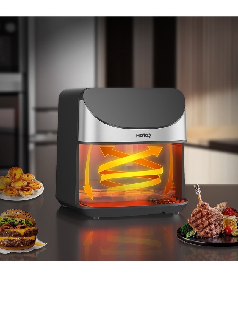 8L Air Fryer With Smart LCD Touch That Crisps Roasts Reheats And Dehydrates For Quick Easy Meals