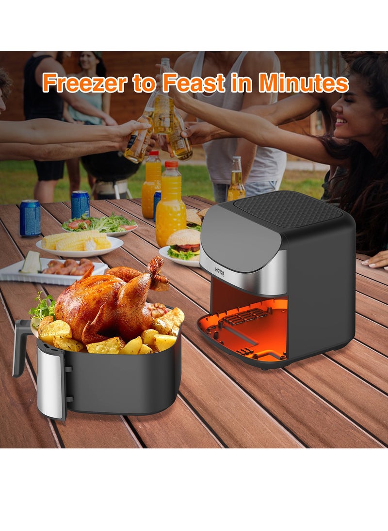 8L Air Fryer With Smart LCD Touch That Crisps Roasts Reheats And Dehydrates For Quick Easy Meals