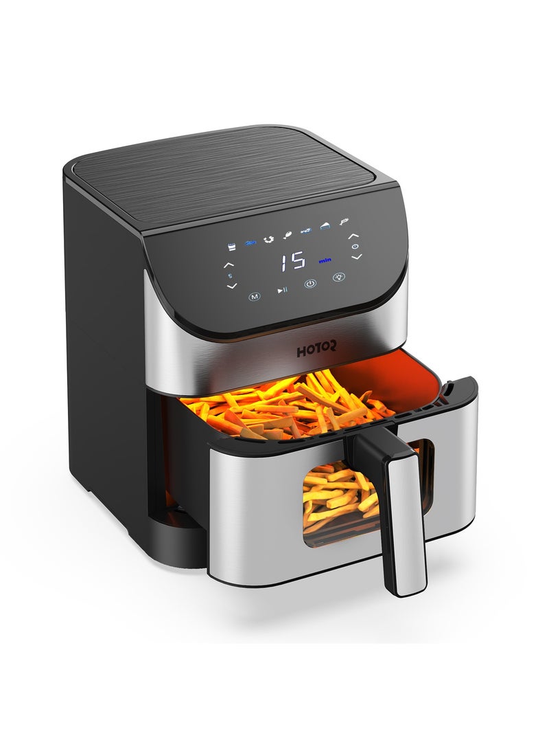 6L Air Fryer With Smart LCD Touch That Crisps Roasts Reheats And Dehydrates For Quick Easy Meals