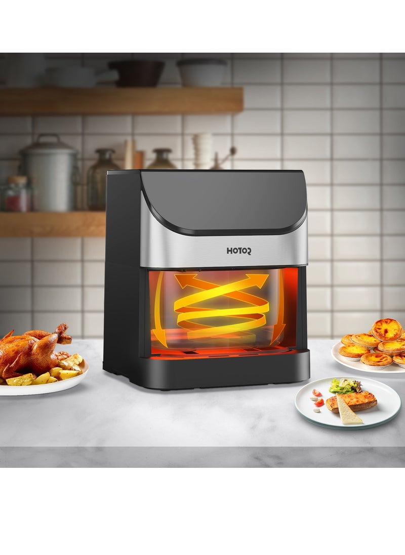 6L Air Fryer With Smart LCD Touch That Crisps Roasts Reheats And Dehydrates For Quick Easy Meals