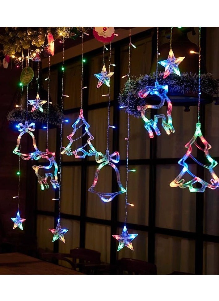 Christmas String Lights, Battery Operated 138 LED Fairy Lights with Remote Control, Perfect for Ramadan, Christmas, Halloween, Parties