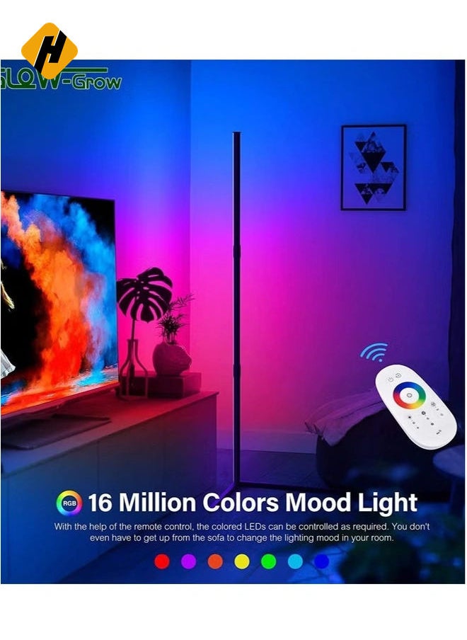 Corner Floor Lamp, RGB Color Changing Corner Lamp