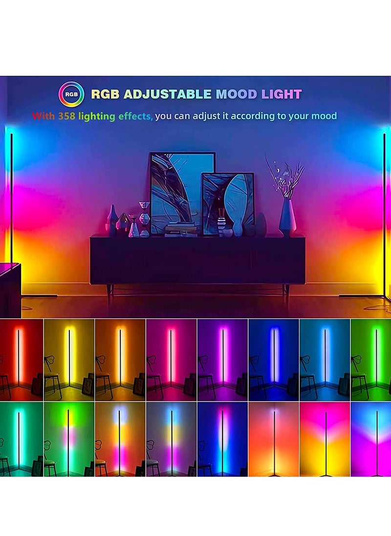 RGB Corner Floor Lamp 1.2m