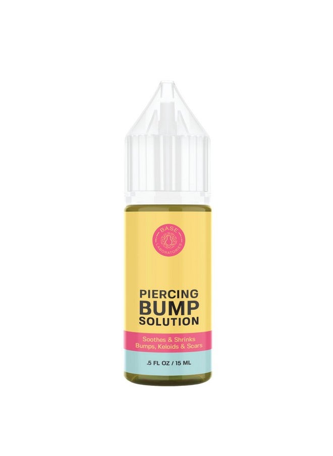 Piercing Bump Solution & Keloid Bump Removal | Soothing Piercing Aftercare For Piercing Bumps & Keloid Scar Removal | Ear & Nose Keloid Bumps Piercing Aftercare Solution Oil | 0.5 Oz