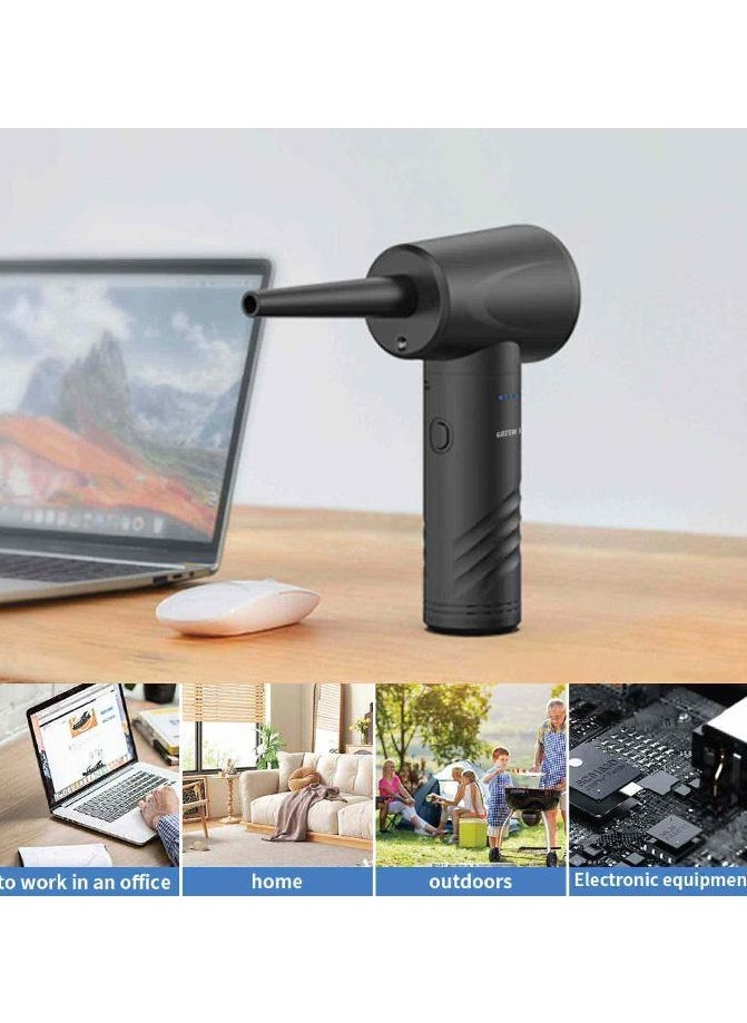 Air Duster Cordless Portable - Lightweight & Powerful Vacuum and Air Blower, USB Charging