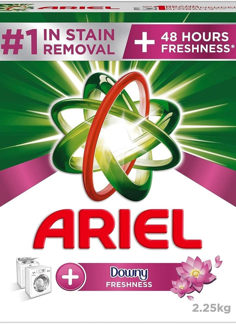 Ariel Fast Dissolving Laundry Detergent Powder with Floral Breeze, 2.25 KG