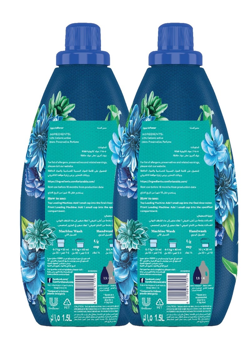 Concentrated Fabric Softener Blue Love Pak Of 2