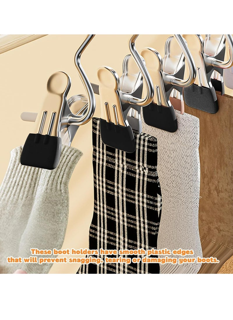 20 Pack Hook Boot Clips Hanging Clothes Pins Hooks Clothes Pegs for Pants,Shoes,Towel and More