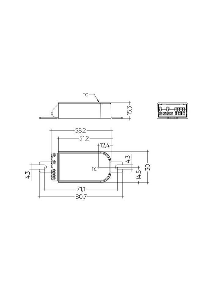 87500872-1.2 W 70Ma DALI PS IP20 VOLTAGE RANGE 16V BASICDIM IPS Tridonic