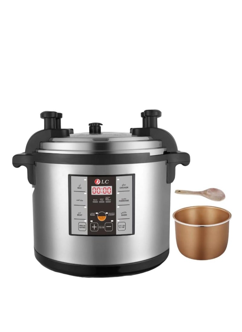 Electric Pressure Cooker 17 Liter 1950 Watt DLC-38911-17 Silver/Black