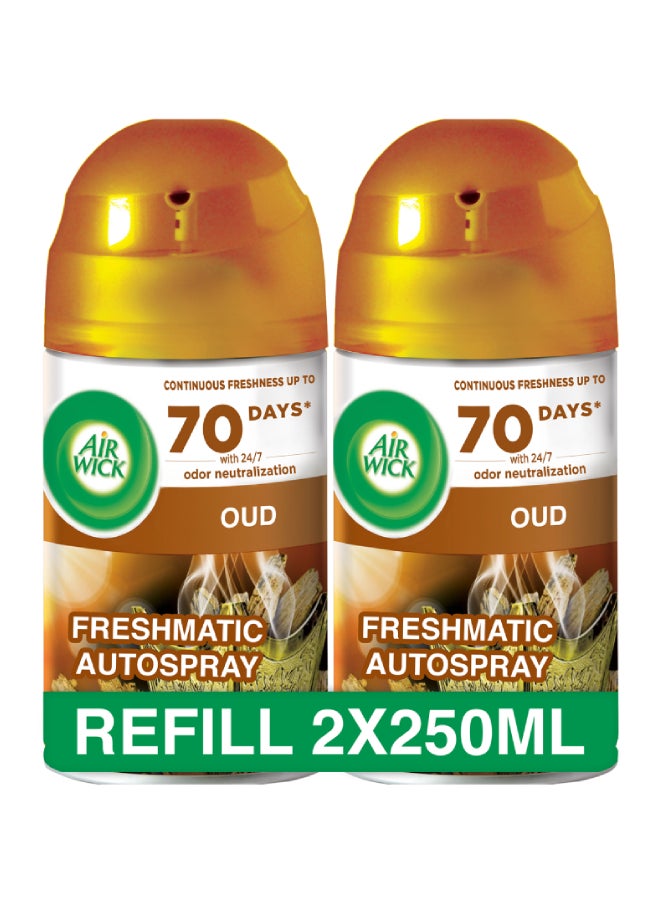 Freshmatic Autospray Refill Oud Twin Pack