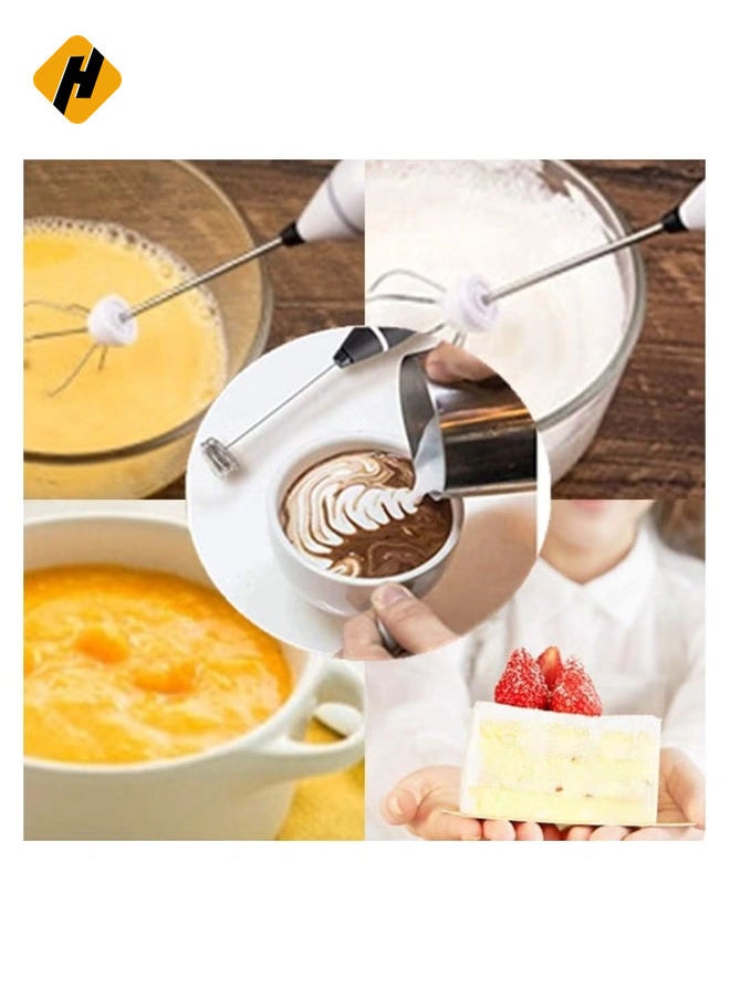 Rechargeable Milk Frother 3 Speeds Handheld Foam Maker With Stainless Whisk For Coffee, Latte, Cappuccino, Chocolate, Milk Tea, Coconut Milk, Durable Frother Drink Mixer, Lc-Mrkmixer