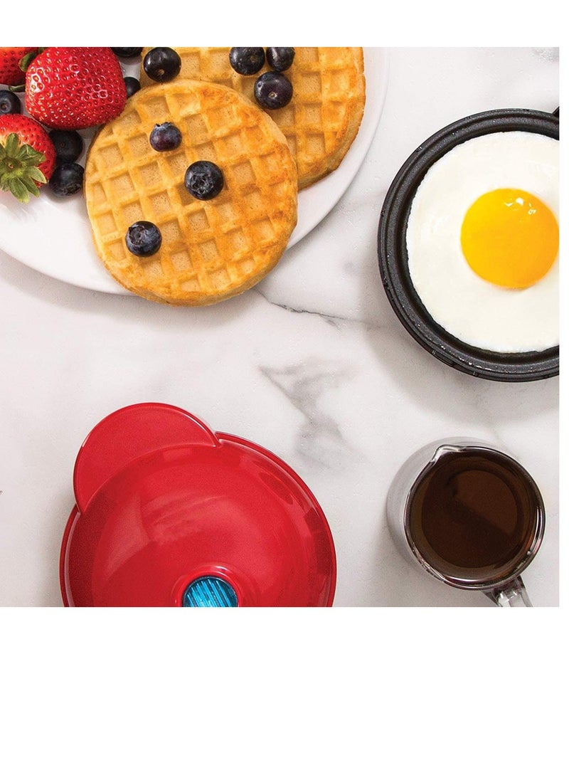 Mini Waffle Maker Breakfast Machine H33500UK Multicolour