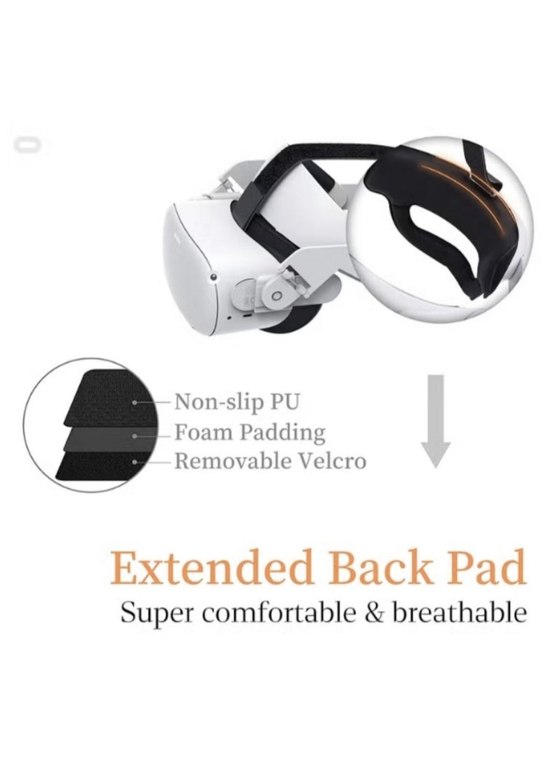 For Oculus Quest 2 Head Strap - B5-PRO Halo Strap for Oculus Quest 2 - Ideal Replacement for Oculus Quest 2 Elite Strap - Comfortable/Lightweight/Reduce Pressure